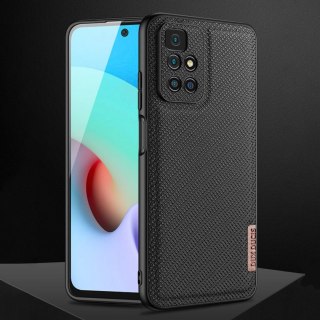 Dux Ducis Fino etui pokrowiec pokryty nylonowym materiałem Xiaomi Redmi 10 czarny