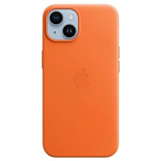 Etui Apple MPPF3ZM/A do iPhone 14 Plus 6,7" pomarańczowy/orange Leather Case MagSafe