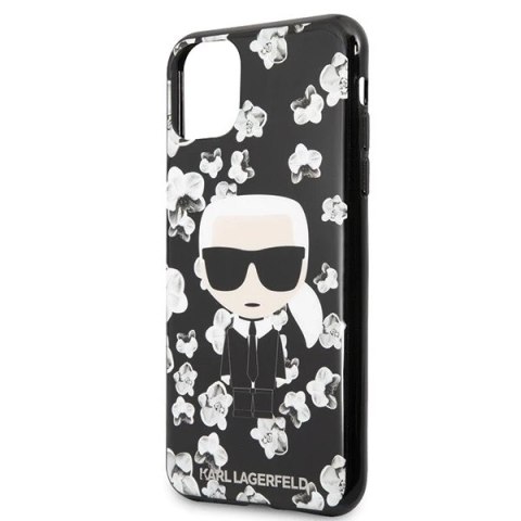 Etui Karl Lagerfeld KLHCN65FLFBBK do iPhone 11 Pro Max Flower Ikonik Karl