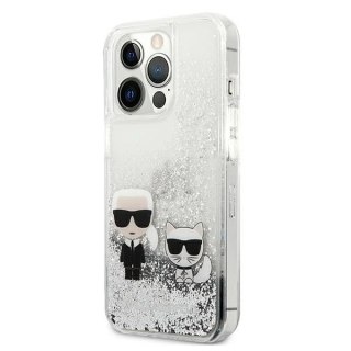 Etui Karl Lagerfeld KLHCP13LGKCS do 13 Pro / 13 6,1" hardcase Liquid Glitter Karl&Choupette