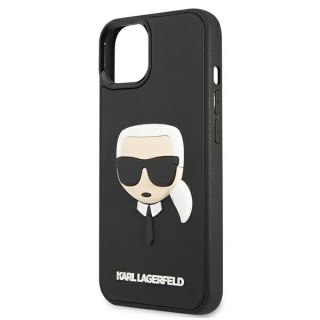 Etui Karl Lagerfeld KLHCP13MKH3DBK do iPhone 13 6,1" hardcase 3D Rubber Karl`s Head