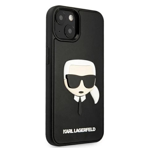 Etui Karl Lagerfeld KLHCP13MKH3DBK do iPhone 13 6,1" hardcase 3D Rubber Karl`s Head