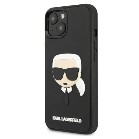 Etui Karl Lagerfeld KLHCP13MKH3DBK do iPhone 13 6,1" hardcase 3D Rubber Karl`s Head