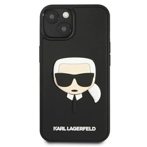 Etui Karl Lagerfeld KLHCP13MKH3DBK do iPhone 13 6,1" hardcase 3D Rubber Karl`s Head