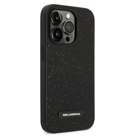 Etui Karl Lagerfeld KLHCP14XG2ELK do iPhone 14 Pro Max 6,7" hardcase Glitter Plaque Logo
