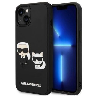 Etui Karl Lagerfeld KLHCP14S3DRKCK do iPhone 14 6,1" hardcase Karl&Choupette Ikonik 3D