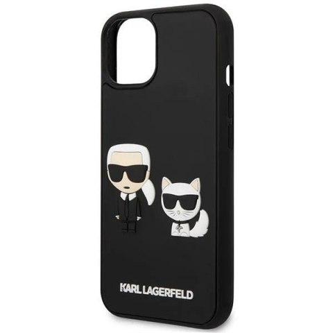 Etui Karl Lagerfeld KLHCP14S3DRKCK do iPhone 14 6,1" hardcase Karl&Choupette Ikonik 3D