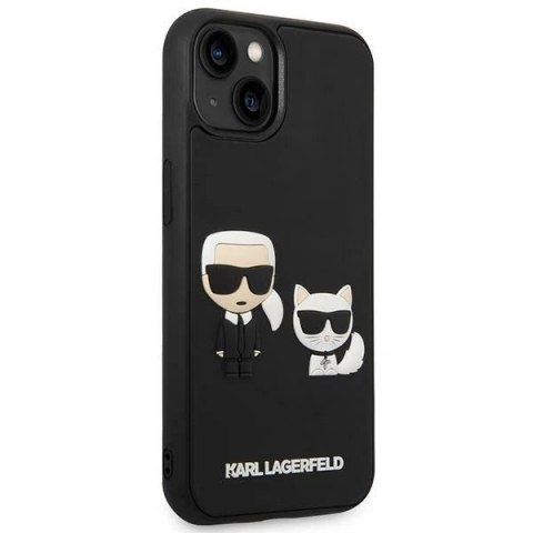 Etui Karl Lagerfeld KLHCP14S3DRKCK do iPhone 14 6,1" hardcase Karl&Choupette Ikonik 3D