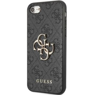 Etui na telefon Guess do iPhone 7/8/SE 2020 / SE 2022 szary/grey hardcase 4G Big Metal Logo