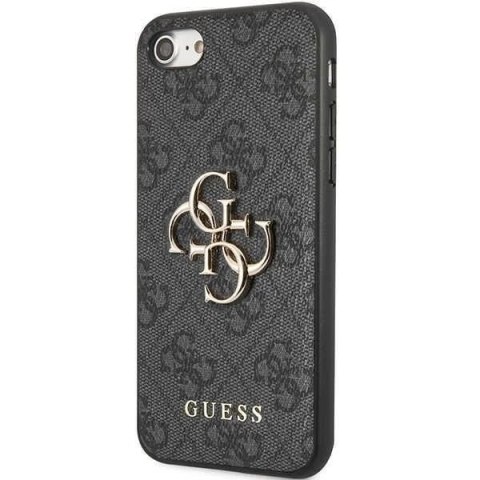 Etui na telefon Guess do iPhone 7/8/SE 2020 / SE 2022 szary/grey hardcase 4G Big Metal Logo