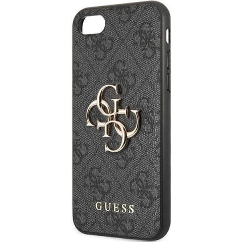 Etui na telefon Guess do iPhone 7/8/SE 2020 / SE 2022 szary/grey hardcase 4G Big Metal Logo