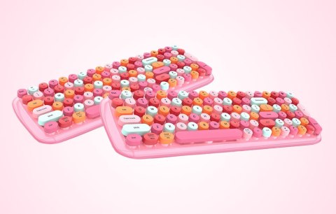 Bezprzewodowa klawiatura MOFII Candy BT (różowa)