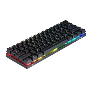 Bezprzewodowa klawiatura gamingowa, mechaniczna BlitzWolf BW-KB0, Red switch, RGB (czarna)