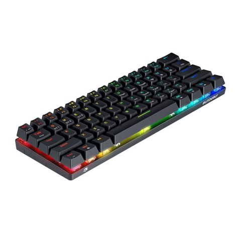 Bezprzewodowa klawiatura gamingowa, mechaniczna BlitzWolf BW-KB0, Red switch, RGB (czarna)