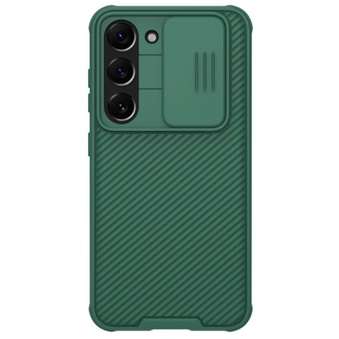 Etui Nillkin CamShield Pro Case etui do Samsung Galaxy S23+ pokrowiec z osłoną na aparat zielone