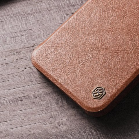Etui Nillkin Qin Leather Pro Case etui do Samsung Galaxy S23+ pokrowiec z klapką osłona na aparat czarne