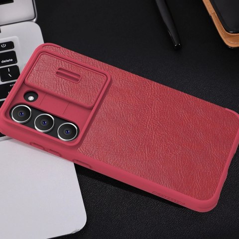 Etui Nillkin Qin Leather Pro Case etui do Samsung Galaxy S23+ pokrowiec z klapką osłona na aparat czarne