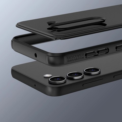 Etui Nillkin Super Frosted Shield Pro etui do Samsung Galaxy S23+ pancerny pokrowiec + podstawka na telefon czerwone