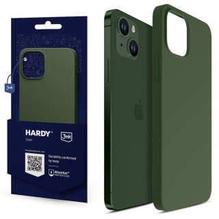 Etui na telefon 3mk do Apple iPhone 13 Hardy Silicone MagCase Alphine Green