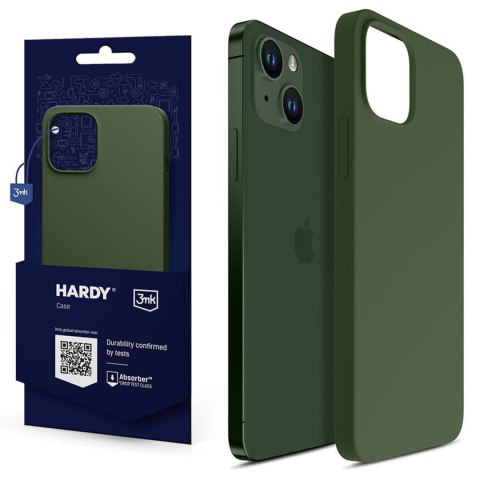 Etui na telefon 3mk do Apple iPhone 13 Hardy Silicone MagCase Alphine Green
