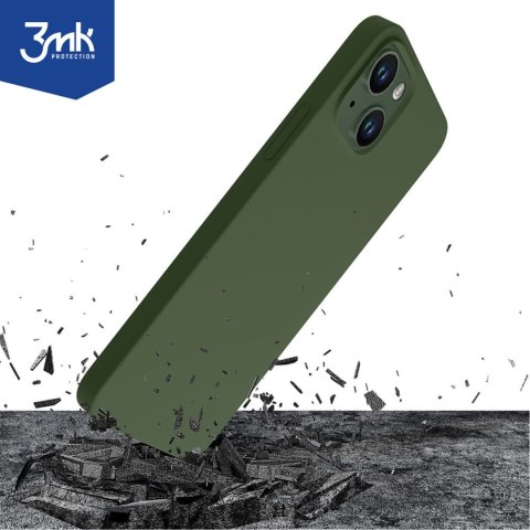 Etui na telefon 3mk do Apple iPhone 13 Hardy Silicone MagCase Alphine Green