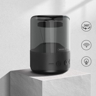 Głośnik bezprzewodowy Somostel Bluetooth BT 5.0 H210 LED RGB AUX TF kolorowy przenośny czarny