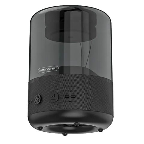 Głośnik bezprzewodowy Somostel Bluetooth BT 5.0 H210 LED RGB AUX TF kolorowy przenośny czarny