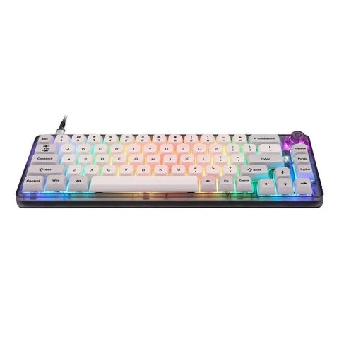 Klawiatura mechaniczna gamingowa Motospeed CK69 RGB (biała)