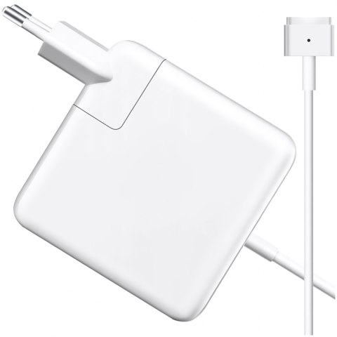 Ładowarka do MacBooka Alogy Charger Zasilacz do Apple MacBook MagSafe 2 T-type 60W Biała
