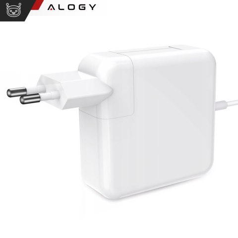 Ładowarka do MacBooka Alogy Charger Zasilacz do Apple MacBook MagSafe 2 T-type 60W Biała