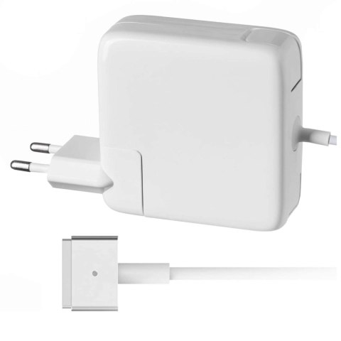 Ładowarka do MacBooka Alogy Charger Zasilacz do Apple MacBook MagSafe 2 T-type 60W Biała