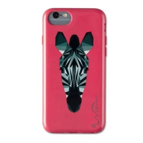 Wilma Savanna Zebra iPhone 6/7/8/SE 2020 / SE 2022 czerwony/red