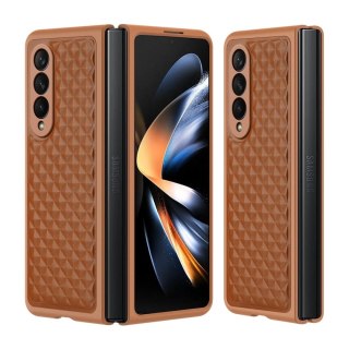 Dux Ducis Venice etui Samsung Galaxy Z Fold 4 skórzany pokrowiec brązowe