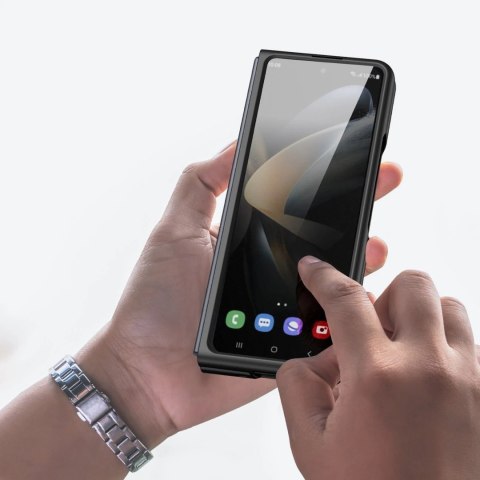 Dux Ducis Venice etui Samsung Galaxy Z Fold 4 skórzany pokrowiec czarne