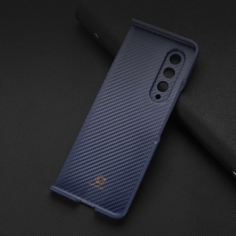Dux Ducis Venice etui Samsung Galaxy Z Fold 4 skórzany pokrowiec niebieskie