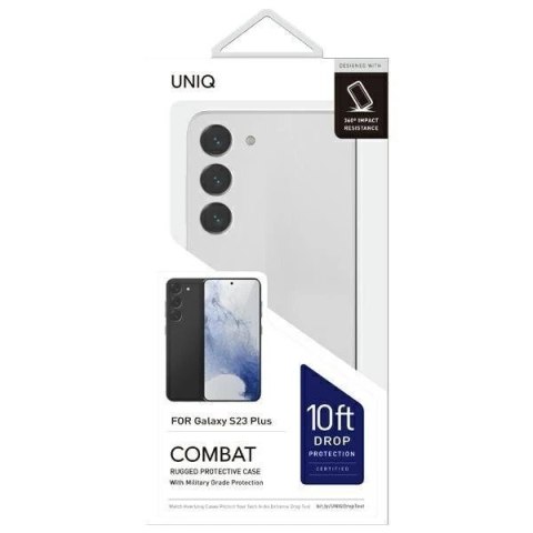 Etui na telefon UNIQ Combat do Samsung Galaxy S23 Plus czarny/carbon black