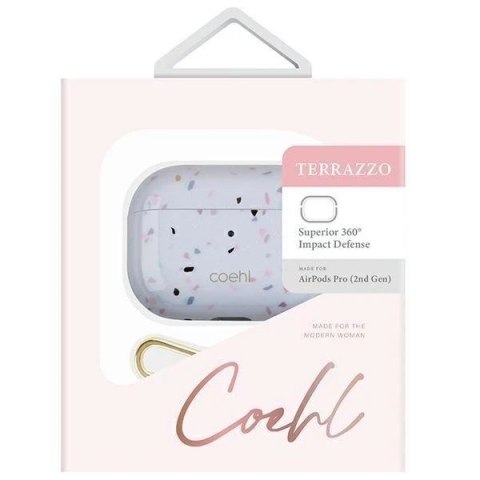 Etui ochronne UNIQ Coehl Terrazzo do AirPods Pro 2 piaskowy/sandstone