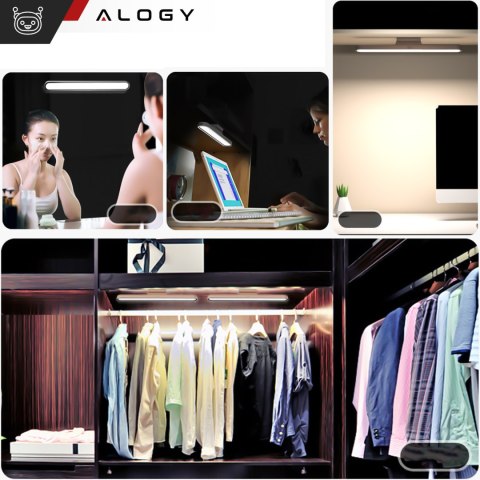 Lampka Lampa listwa LED podszafkowa magnetyczna Alogy Magnetic LED Light oświetlenie meblowe na magnes na ścianę do szafy kuchni