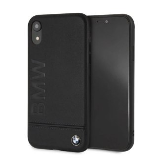 Etui ochronne na telefon BMW BMHCI61LLSB do Apple iPhone Xr czarny/black Signature