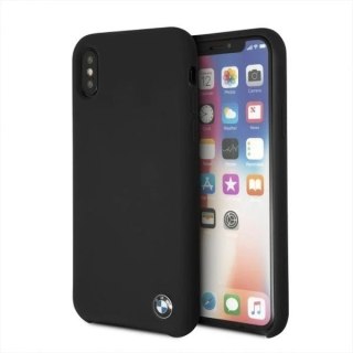 Etui ochronne na telefon BMW BMHCPXSILBK do Apple iPhone X /Xs czarny/black Silicone