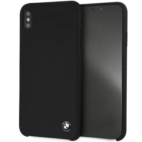 Etui ochronne na telefon hardcase BMW BMHCI65SILBK do Apple iPhone Xs Max czarny/black Silicone