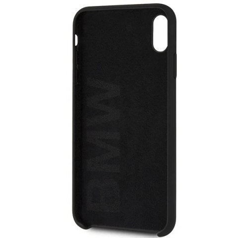 Etui ochronne na telefon hardcase BMW BMHCI65SILBK do Apple iPhone Xs Max czarny/black Silicone