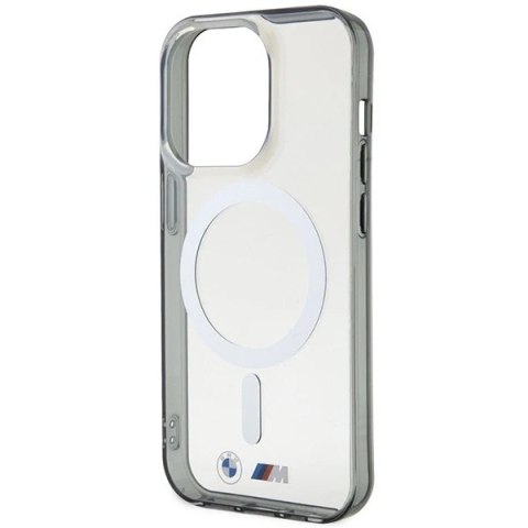Etui BMW BMHMP14LHCRS do iPhone 14 Pro 6.1" hardcase Silver Ring MagSafe