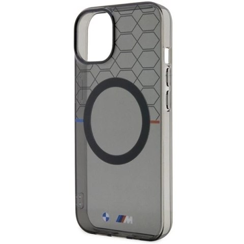Etui BMW BMHMP14SHGPK do iPhone 14 6.1" szary/grey Pattern MagSafe