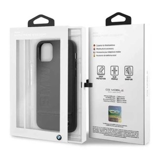 Etui hardcase BMW BMHCN61LLSB do iPhone 11 6,1" / XR czarny/black Signature