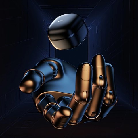 Słuchawki bezprzewodowe douszne Joyroom TWS IP54 czarne (MG-C05)