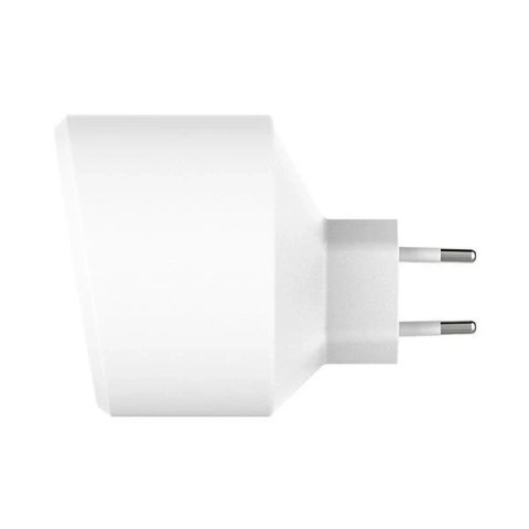 Xqisit Ładowarka sieciowa 2xUSB + QC 3.0 biała/white 31540