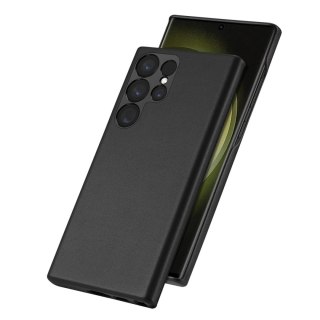 Dux Ducis Grit etui Samsung Galaxy S23 Ultra elegancki pokrowiec ze sztucznej skóry MagSafe czarne