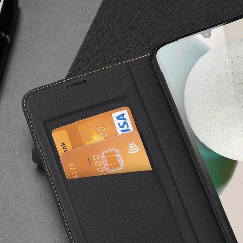 Dux Ducis Skin X2 etui Samsung Galaxy A34 5G pokrowiec z klapką portfel podstawka czarne