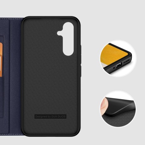 Dux Ducis Skin X2 etui Samsung Galaxy A34 5G pokrowiec z klapką portfel podstawka niebieskie